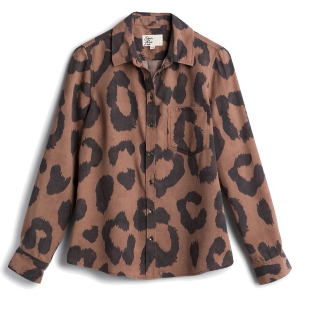 Cosmic Blue Love button down